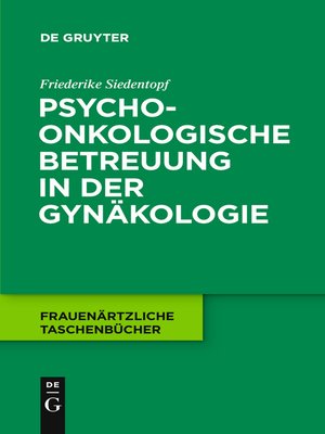 cover image of Psychoonkologische Betreuung in der Gynäkologie